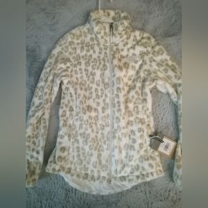 Brand new w/tags women's North Face leopard print fleece